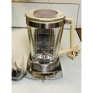 General Electric Vintage 2-Speed Chrome Blender 450 Watt 12BL2 USA Tested